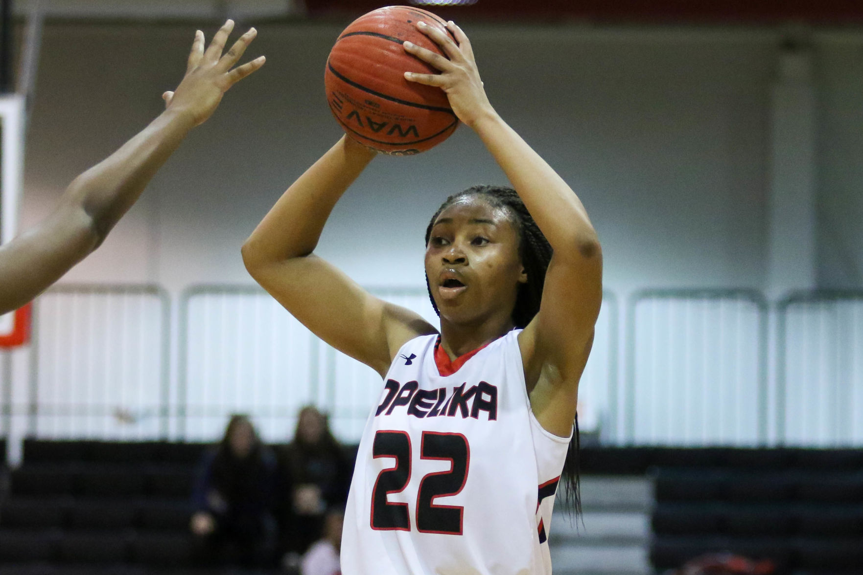 Opelika vs. Russell County Area 6-6A girls high school basketball